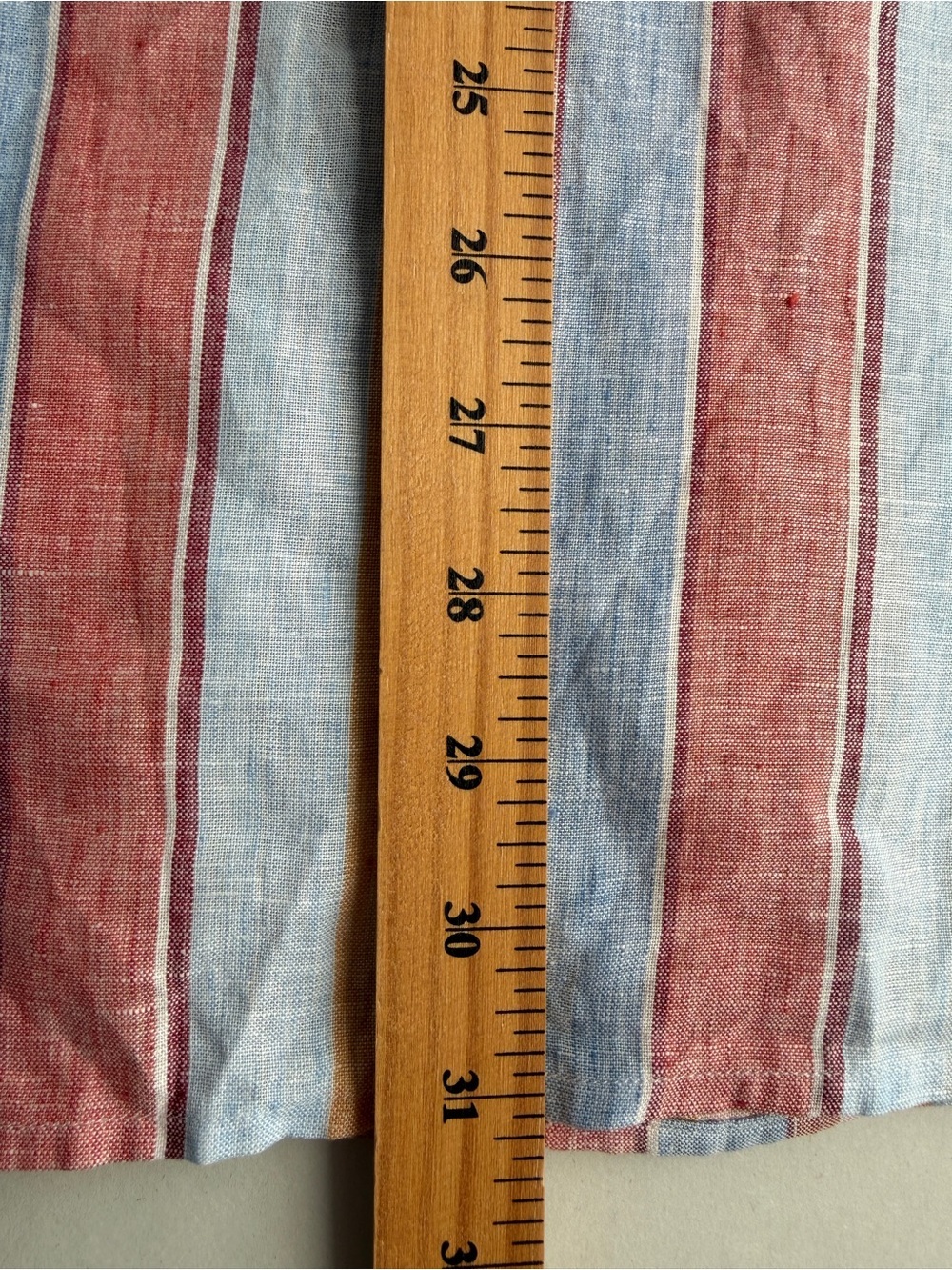 Vintage Façonnable Multicolor Striped 100% Linen Long Sleeve Shirt Size XL - Picture 5 of 10